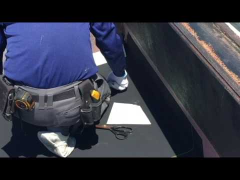 津島市　屋上防水シートの張替　屋根・外壁塗装なら美和建装！