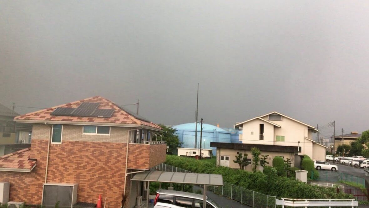 ゲリラ豪雨に御注意！