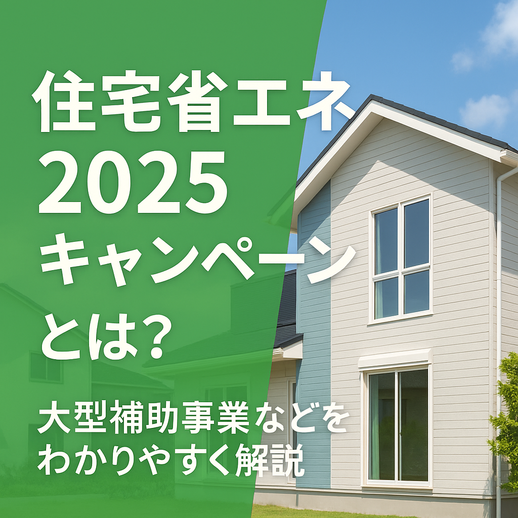 住宅省エネ2025キャンペーンでお得にリフォーム💰