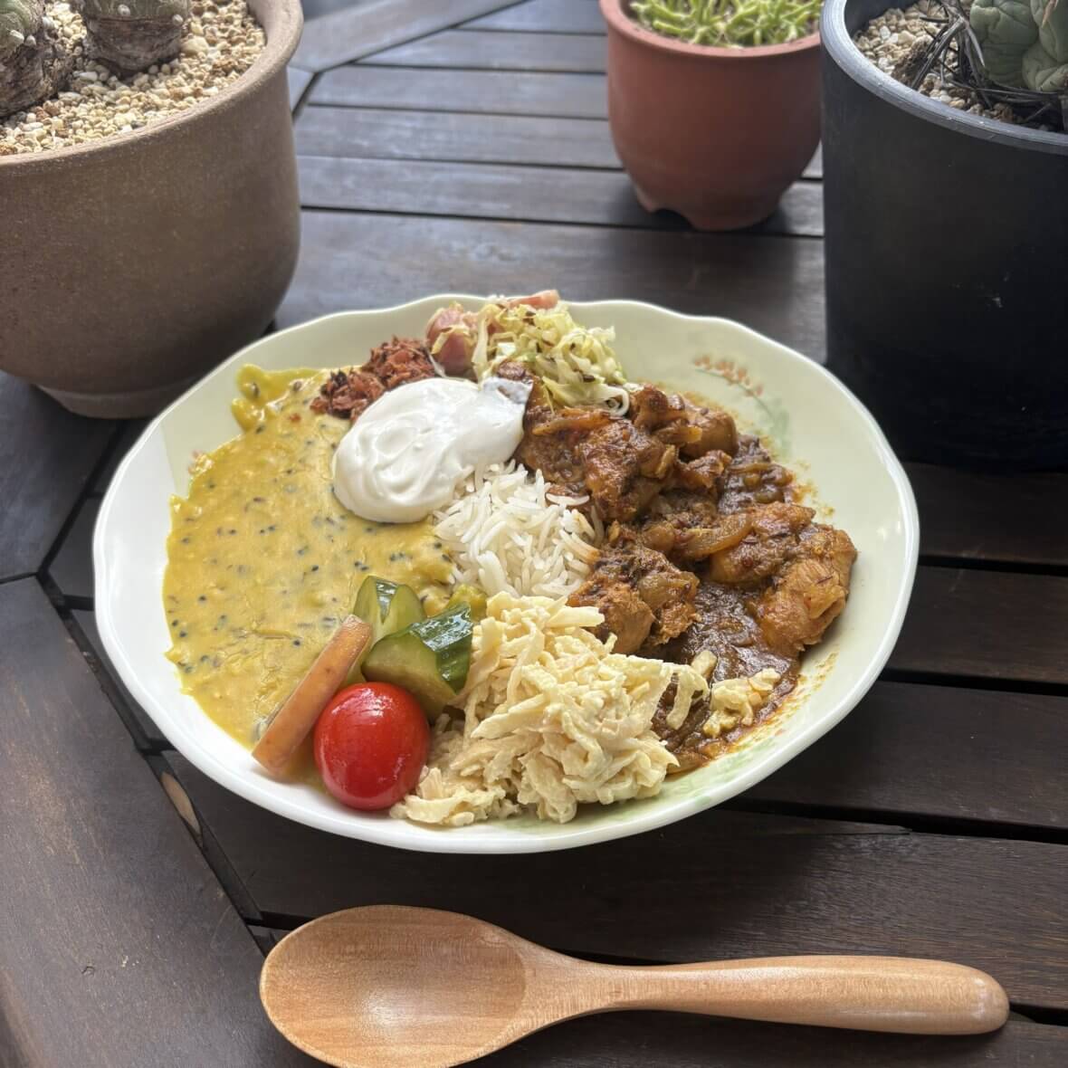 ダルカレー&タンドリーチキンカレー🍛