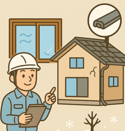 冬前にお住いの点検を！