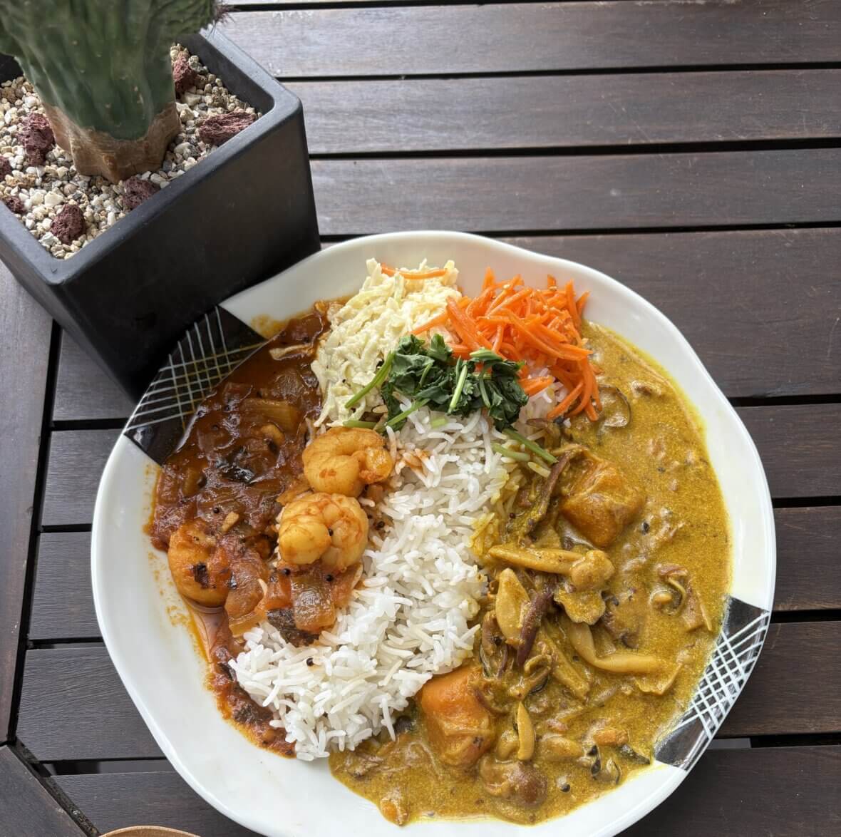 えびカレー＆きのこ・かぼちゃカレー🍛