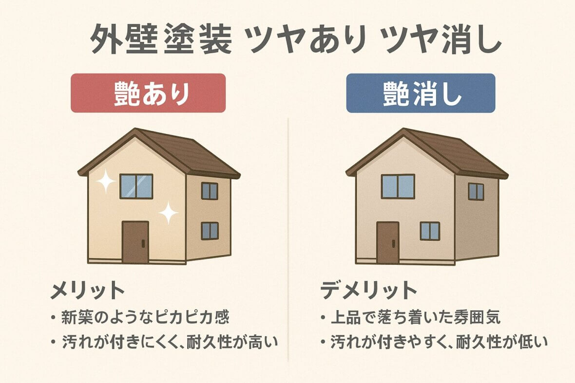 塗料の艶（ツヤ）