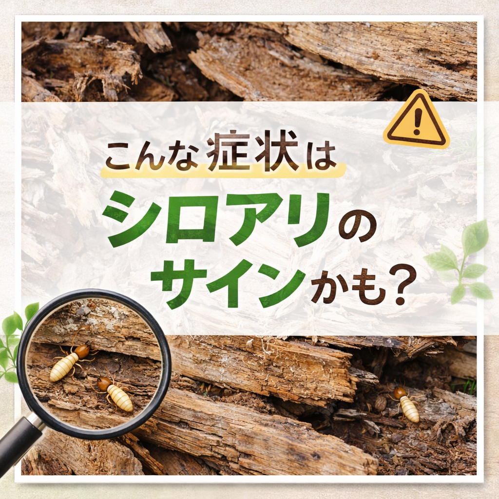 3月！今が最適！「シロアリ」動向と対策
